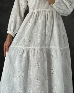 پیراهن خامه دوزی