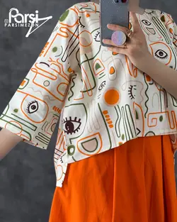بلوز دامن چشم