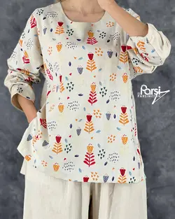 بلوز شلوار طرحدار