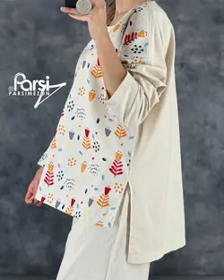 بلوز شلوار طرحدار