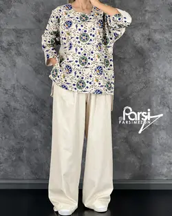 بلوز شلوار طرحدار