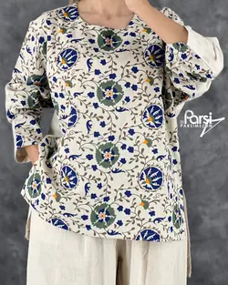 بلوز شلوار طرحدار