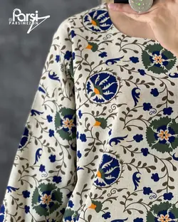 بلوز شلوار طرحدار