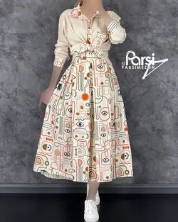 بلوز دامن کد۱۶۱۱