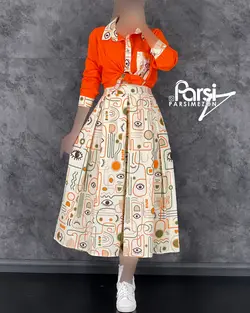 بلوز دامن کد۱۶۱۱