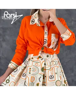 بلوز دامن کد۱۶۱۱