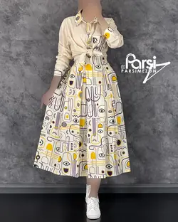 بلوز دامن کد۱۶۱۱