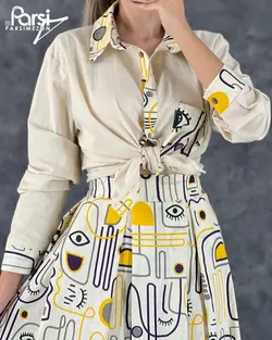 بلوز دامن کد۱۶۱۱