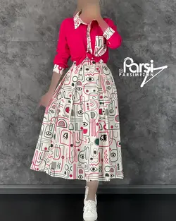 بلوز دامن کد۱۶۱۱