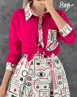 بلوز دامن کد۱۶۱۱