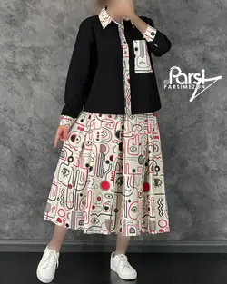 بلوز دامن کد۱۶۱۱