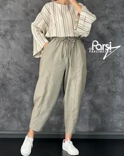 بلوز شلوار راه‌راه