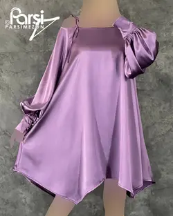 پیراهن ساتن بانمک