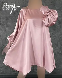 پیراهن ساتن بانمک