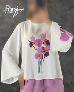 شومیز شلوار گلدار