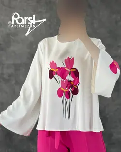 شومیز شلوار گلدار