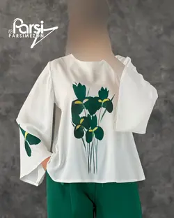 شومیز شلوار گلدار