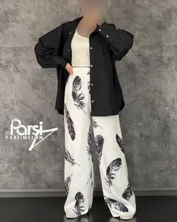 شلوار مازراتی طرحدار