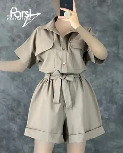 سرهمی لینن شلوارکی