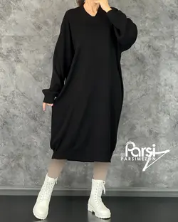 پیراهن بافت یقه هفت