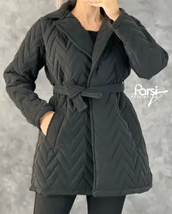 کاپشن کوتاه مشکی