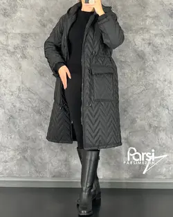 کاپشن بلند مشکی