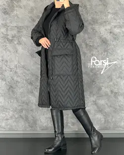 کاپشن بلند مشکی