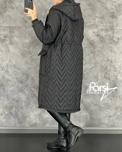 کاپشن بلند مشکی