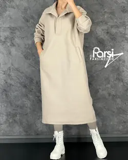 لانگ یقه‌دار