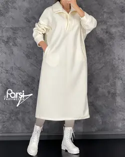 لانگ یقه‌دار