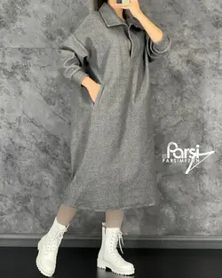 لانگ یقه‌دار