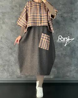 شنل سارافون چهارخونه