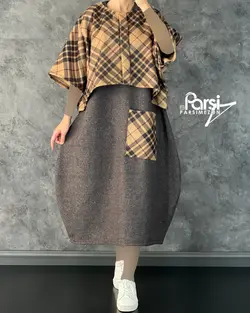 شنل سارافون چهارخونه