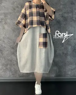 شنل سارافون چهارخونه