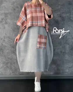 شنل سارافون چهارخونه