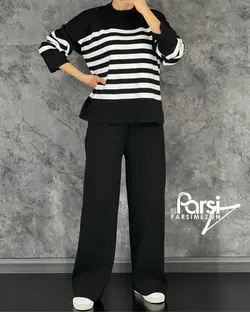 بلوز شلوار راه‌راه