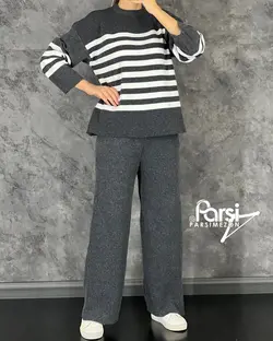 بلوز شلوار راه‌راه