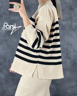 بلوز شلوار راه‌راه