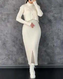 ژاکت سارافون سه دکمه