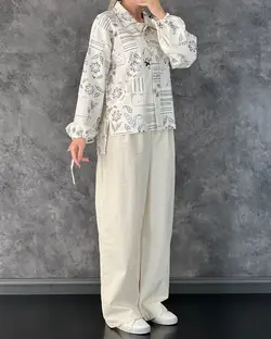 بلوز شلوار نچرال