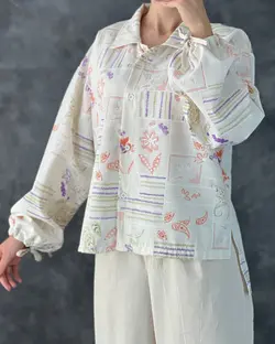 بلوز شلوار نچرال