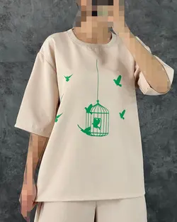 بلوز شلوار پرنده