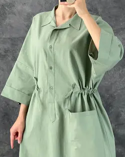 پیراهن جلو دکمه