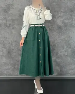 شومیز دامن لاله