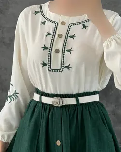 شومیز دامن لاله