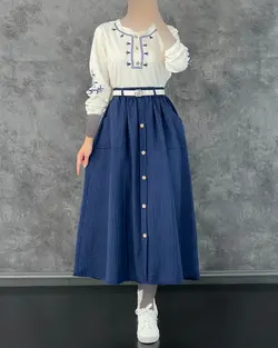 شومیز دامن لاله