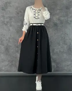 شومیز دامن لاله