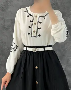 شومیز دامن لاله