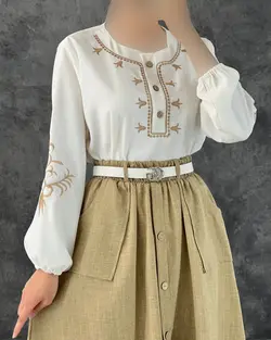 شومیز دامن لاله