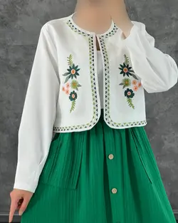 کت دامن گلدوزی